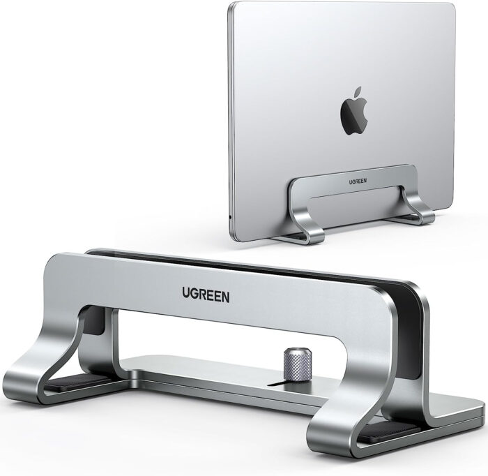 Ugreen vertikalno aluminijasto stojalo za prenosni računalnik, za MacBook