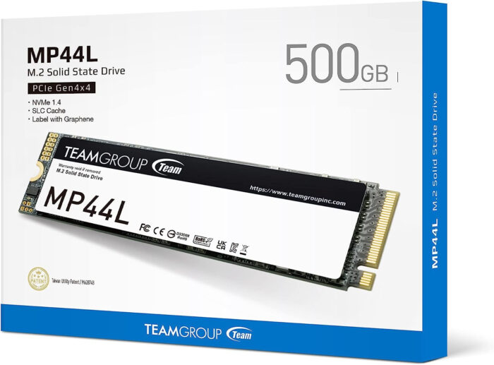 Teamgroup 500GB M.2 NVMe SSD MP44L 5000/2500 MB/s 2280 - Image 4