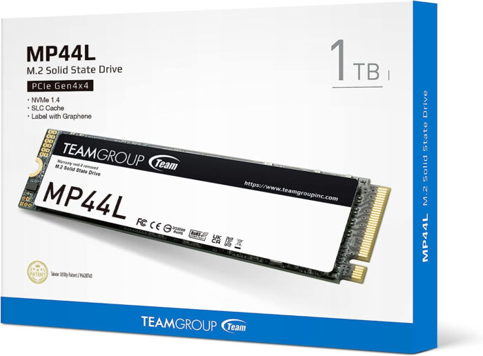 Teamgroup 1TB M.2 NVMe SSD MP44L 5000/4500 MB/s 2280 - Image 4