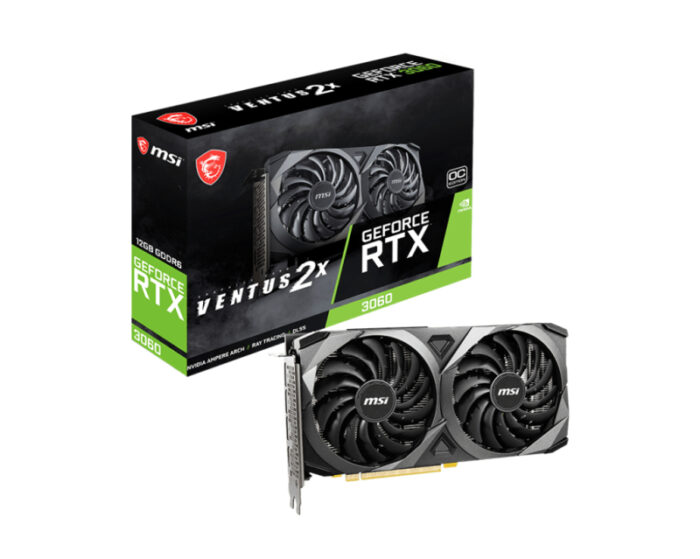 MSI GeForce RTX 3060 VENTUS 2X 12G OC grafična kartica