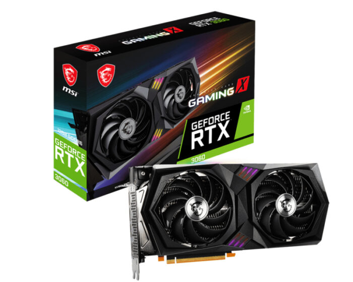 MSI GeForce RTX 3060 GAMING X 12G grafična kartica