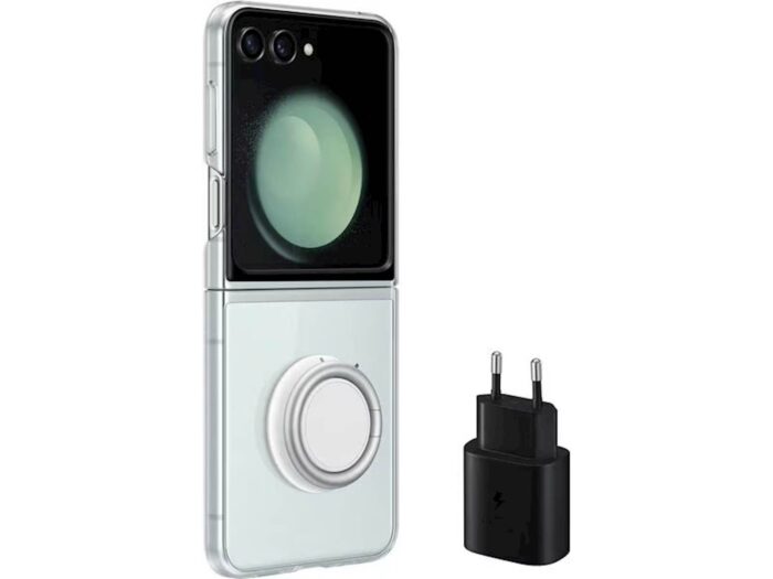 SAMSUNG GALAXY Z FLIP5 CLEAR GADGET CASE TRANSPA + ADAPTER