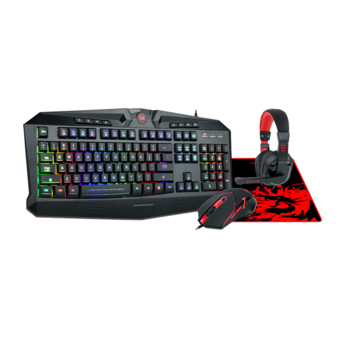 REDRAGON COMBO S101-BA SET (4in1) SLO/HR LAYOUT