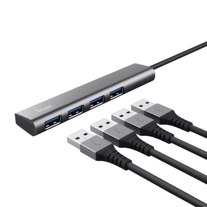 TRUST USB-C HUB HALYX 4 PORTNI RAZDELILNIK - Image 3