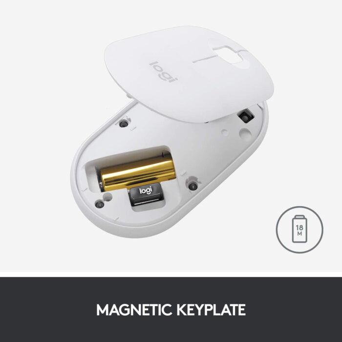 Logitech miška Pebble M350 Wireless, roza - Image 3