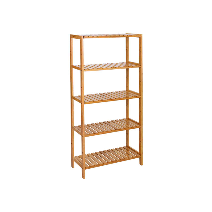 SONGMICS Bamboo naravni regal 60 x 26 x 130 cm, BCB35Y