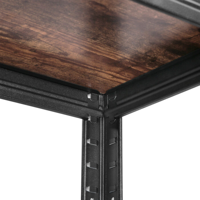 SONGMICS Regal 30 x 75 x 150 cm rjavo-črna, GLR030B01 - Image 4