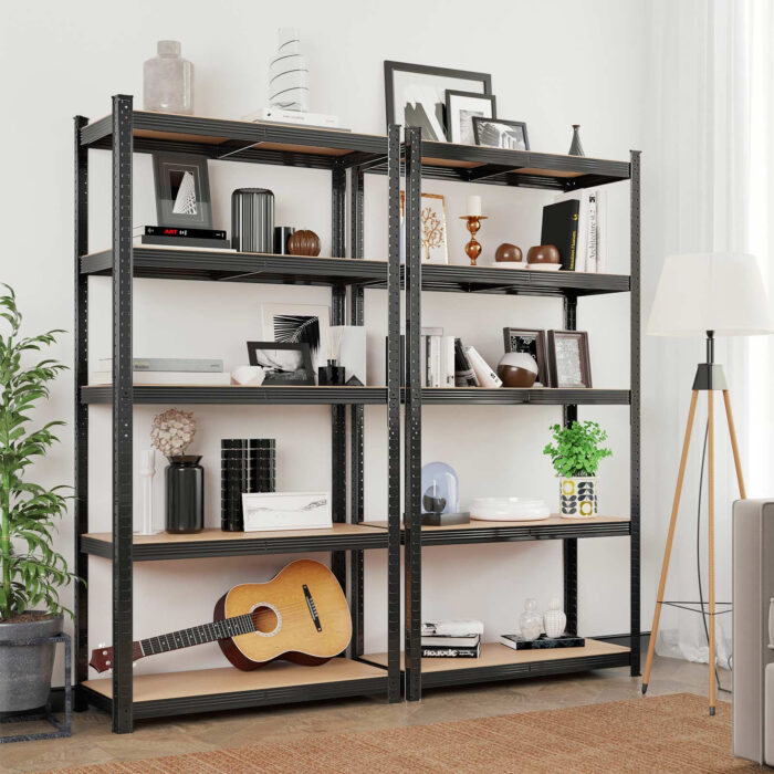 SONGMICS Regal 40 x 90 x 180 cm rjavo-črna, GLR040B01 - Image 3