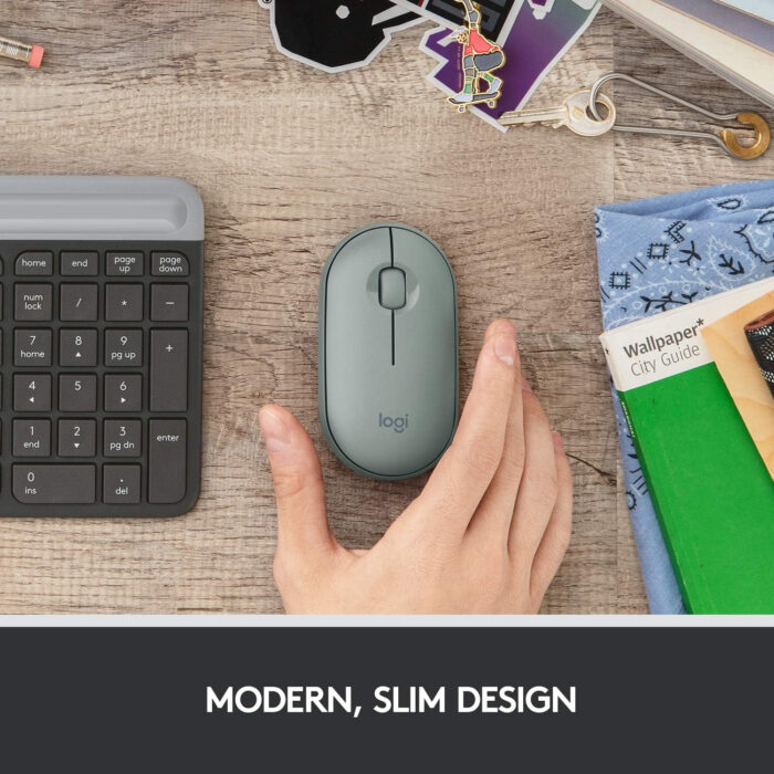 Logitech miška Pebble M350 Wireless, roza - Image 6
