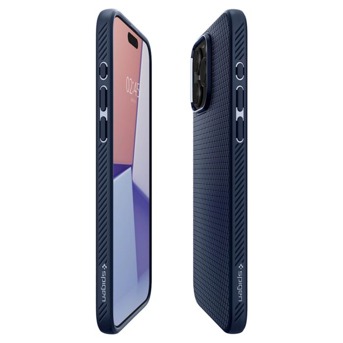 SPIGEN IPHONE 15 PRO MAX LIQUID AIR NAVY BLUE - Image 3