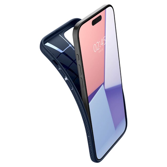 SPIGEN IPHONE 15 PRO LIQUID AIR NAVY BLUE - Image 3