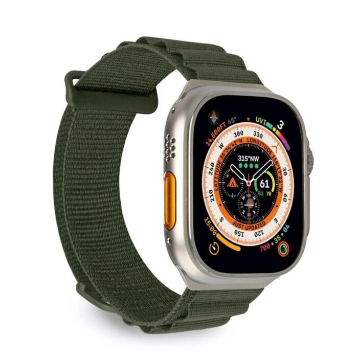 PURO PAŠČEK EXTREME APPLE WATCH 42/44/45/49 D.GREEN