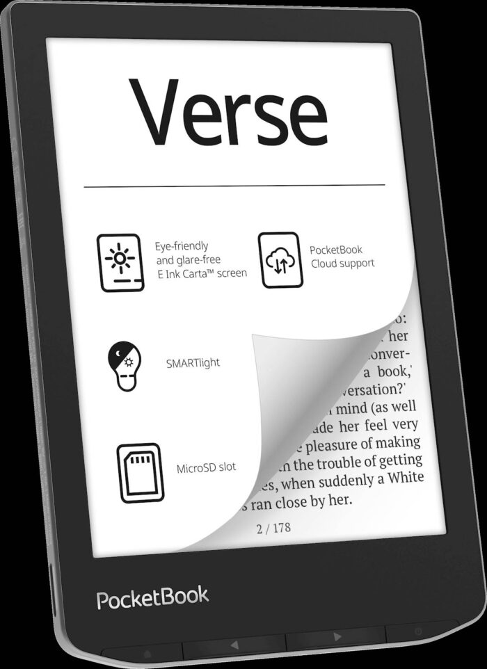 Elektronski bralnik PocketBook Verse, siv - Image 5