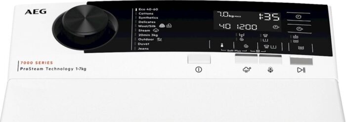 Pralni stroj AEG LTR7E273E, 7kg, zgoraj polnjenje, inverter, para - Image 3