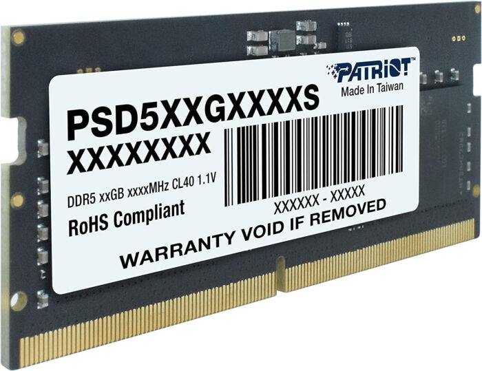 Patriot Signature Line 16GB DDR5-5600 SODIMM CL46, 1.1V - Image 3