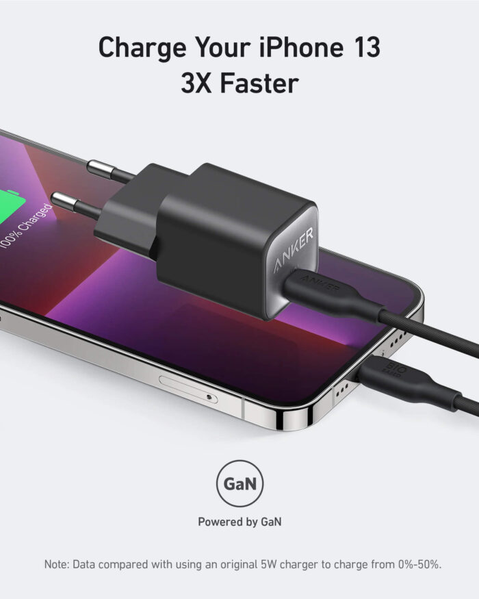 Anker Nano 3 (511) USB-C polnilec 30W, bel - Image 4