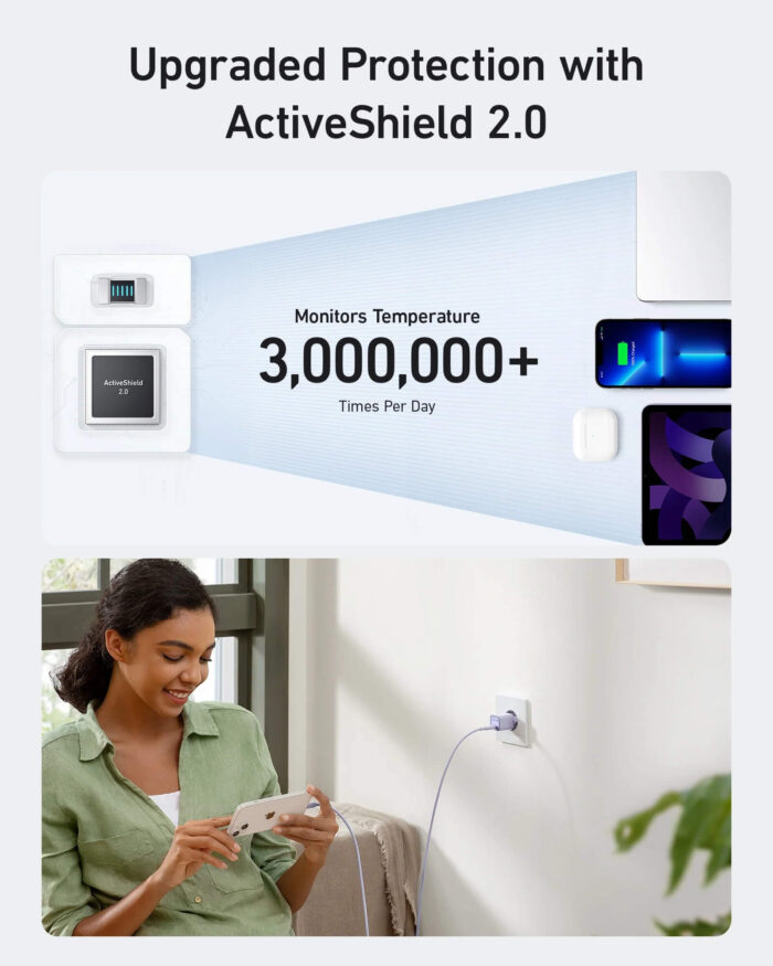 Anker Nano 3 (511) USB-C polnilec 30W, bel - Image 6