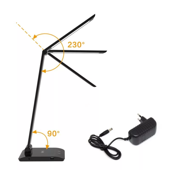 ASALITE namizna LED svetilka z zatemnitvijo 7W 450lm CCT brezžična USB, - Image 4