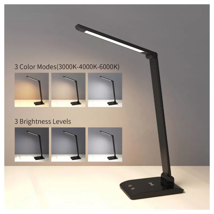 ASALITE namizna LED svetilka z zatemnitvijo 7W 450lm CCT brezžična USB, - Image 6