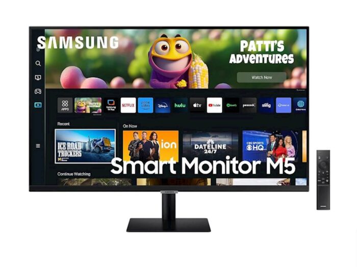 Monitor Samsung FHD Smart M50C Črn, 27", VA, 16:9, 1920x1080, 2xHDMI,SMART,