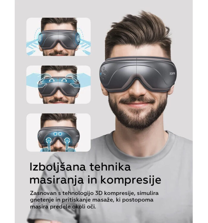 RENPHO Eyeris 2 Masažna naprava za oči s toplotno vibracijo - Image 6