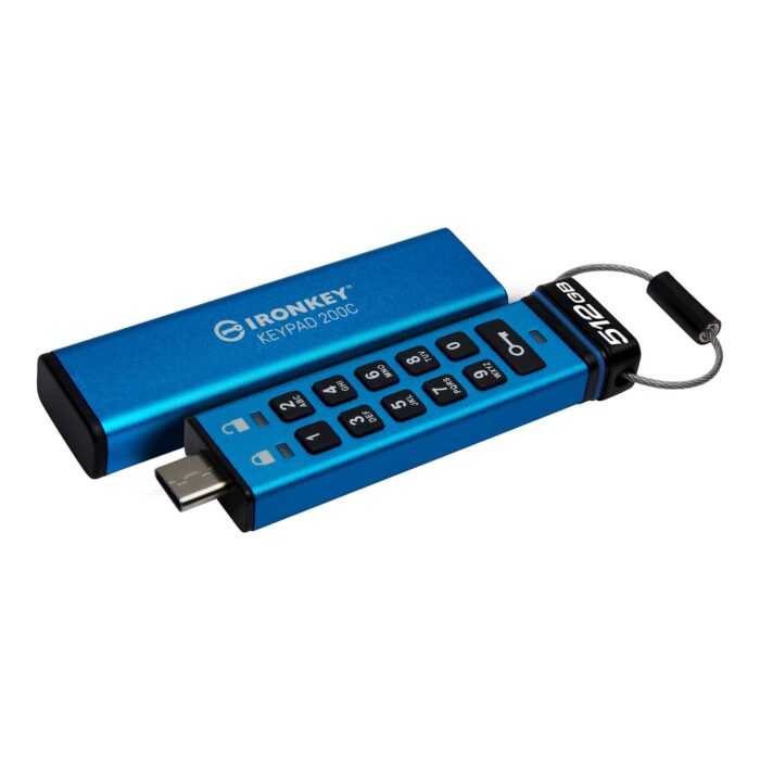 USB disk Kingston Ironkey 512GB Keypad 200C, USB-C 3.2, FIPS 140-3 Level 3, - Image 3
