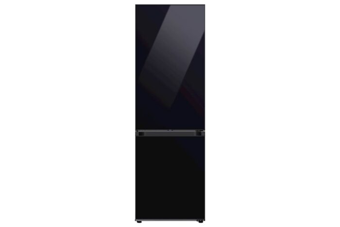 Hlad. Samsung Bespoke RB34C7B5E22/EF, črna-steklo