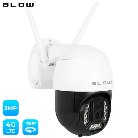 IP kamera BLOW H-343, 4G-LTE, PTZ vrtljiva, Super HD 3MP, IR nočno