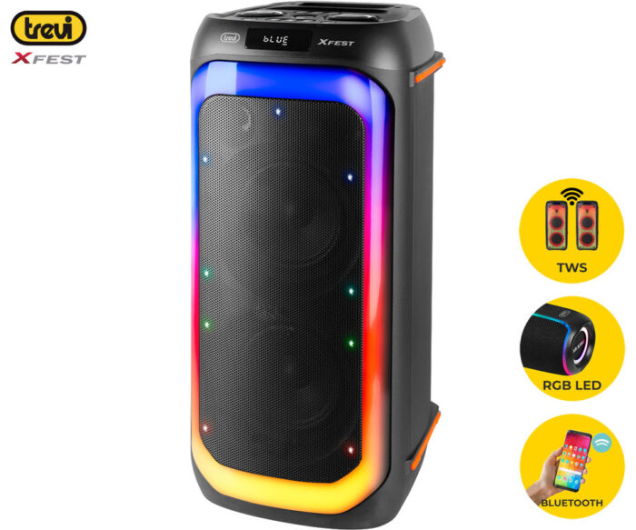 TREVI XF 780 KB prenosni KARAOKE zvočnik, FM Radio, Bluetooth, 110W RMS,