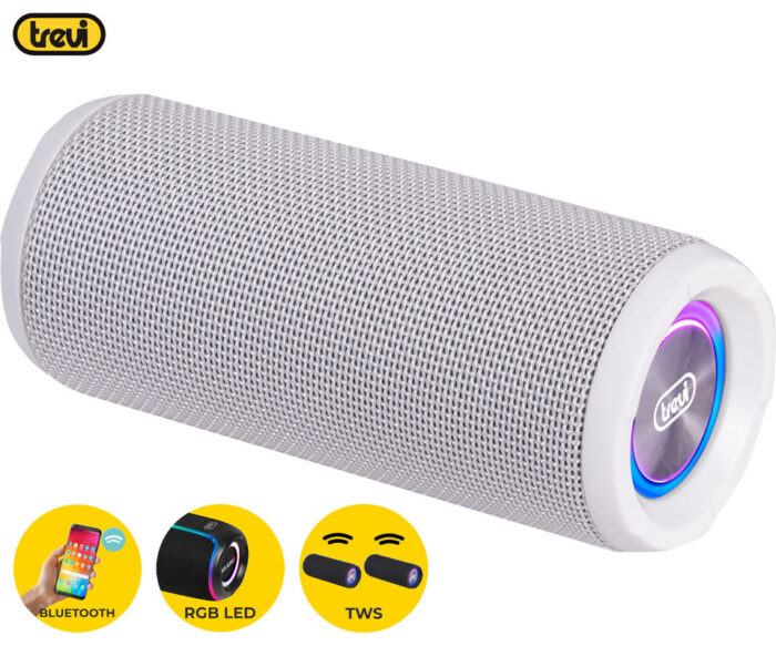 TREVI XR 8A25 prenosni zvočnik, Bluetooth 5.0, TWS, polnilna baterija,