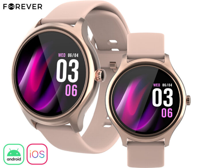 FOREVER ForeVive 3 SB-340 pametna ura, ura, 1.32" zaslon, Bluetooth, Android +