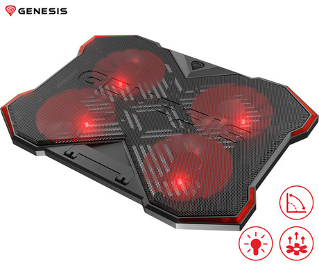 GENESIS OXID 260 hladilno stojalo / podstavek, za prenosnike do 17.3", 8
