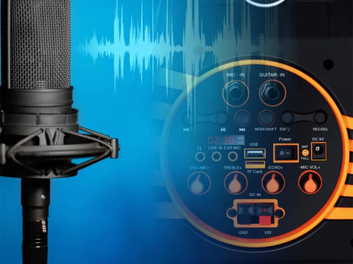 MANTA SPK1005 HELIOS 2 prenosni KARAOKE zvočnik, Bluetooth 5.0, Equalizer, - Image 3