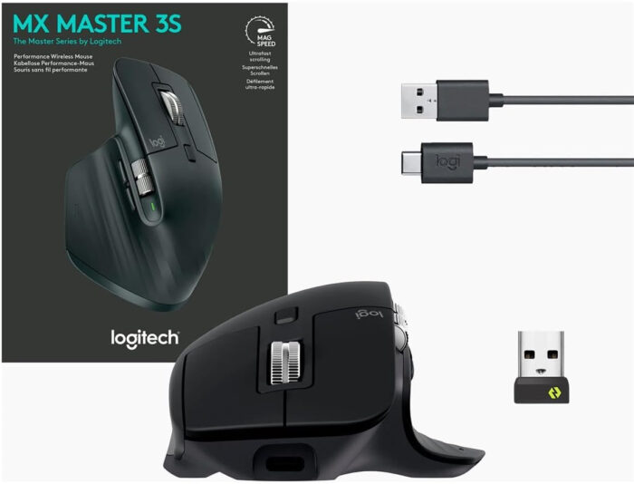 Logitech brezžična miška MX Master 3S business graphite-OEM - Image 3