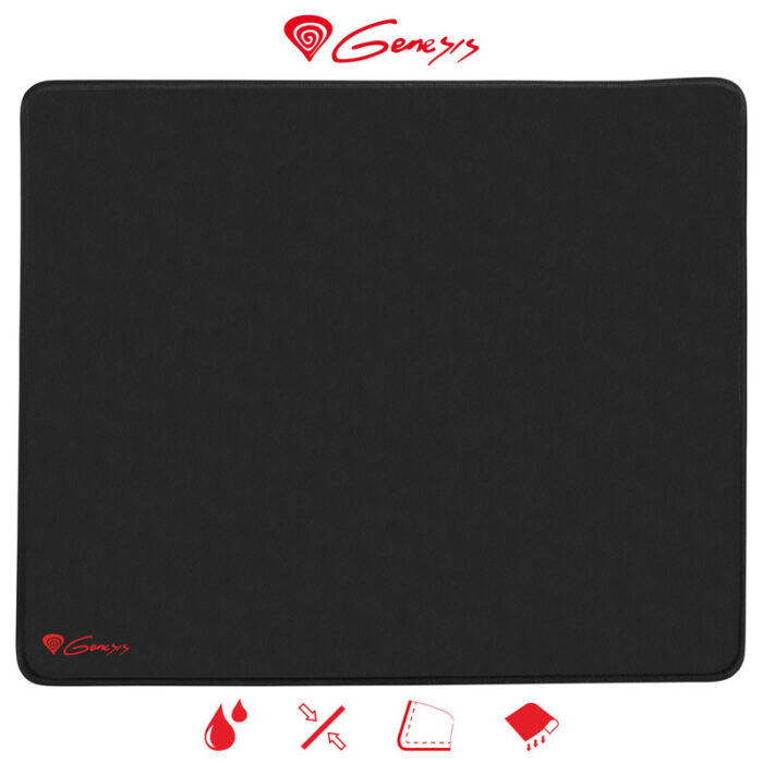 GENESIS Gaming podloga CARBON 500 L LOGO, vodoodporna, zaščiteni robovi,