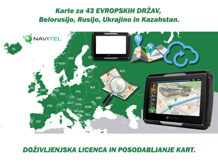 GPS navigacija NAVITEL E707 Magnetic, 7" zaslon, baterija, magnetni nosilec, - Image 5
