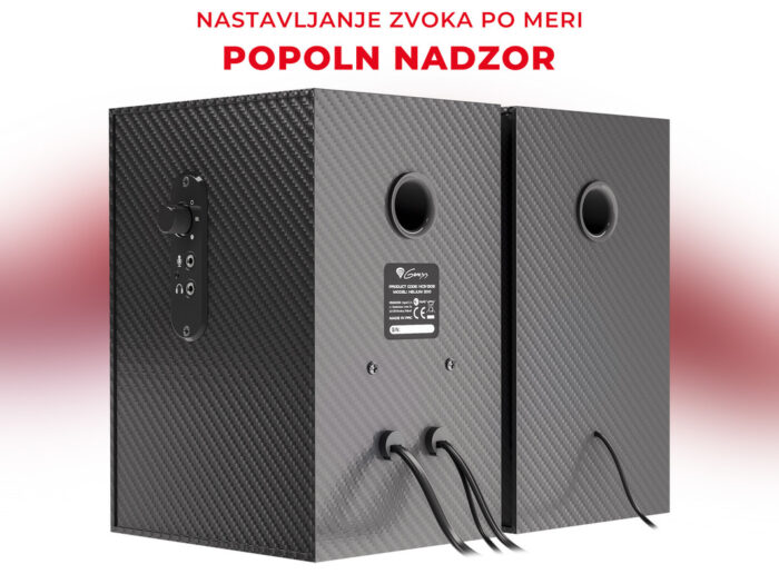 GENESIS Stereo 2.0 zvočniki HELIUM 200, zvočniki, STEREO 2.0, 20W RMS, mini jack - Image 5