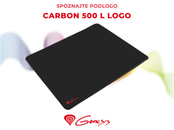 GENESIS Gaming podloga CARBON 500 L LOGO, vodoodporna, zaščiteni robovi, - Image 3