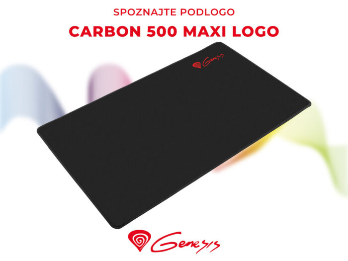 GENESIS vrhunska Gaming podloga CARBON miško, gaming, 900x450mm, vodoodporna, - Image 3