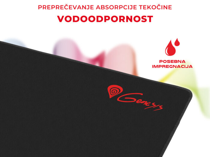 GENESIS vrhunska Gaming podloga CARBON miško, gaming, 900x450mm, vodoodporna, - Image 5