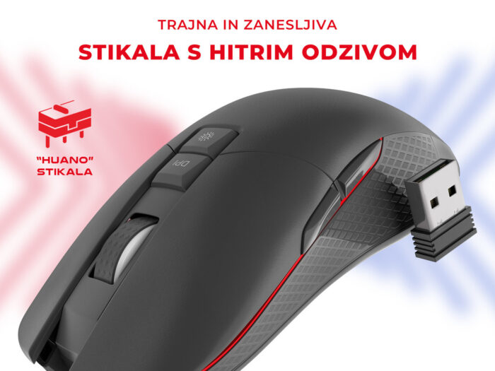 GENESIS ZIRCON 330, gaming optična gaming / pisarniška, 3600DPI, USB 2.4GHz - Image 6