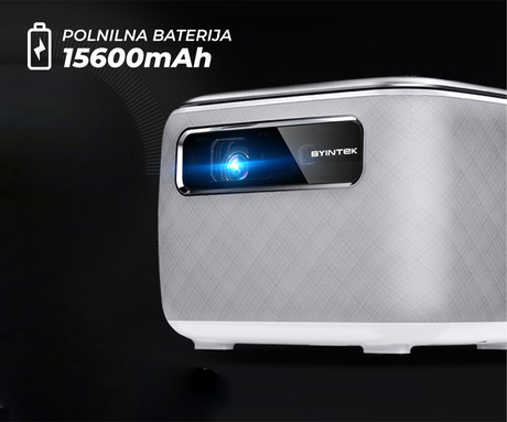 BYINTEK R20 PRO prenosni 3D LED DLP DLP projektor, Android, WiFi, Bluetooth, - Image 6