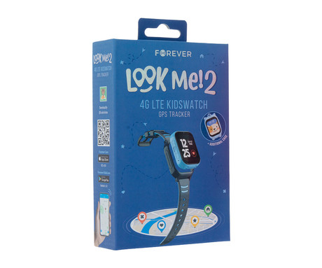FOREVER Look Me 2 KW-510 otroška pametna pametna ura, 4G LTE, 1.83" zaslon, - Image 6