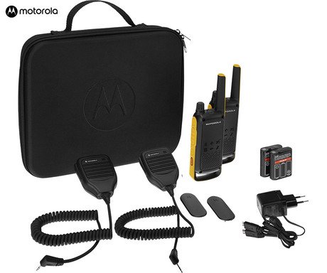 Motorola T82 EXTREME RSM walkie talkie komplet, 2-KIT, PMR, VOX, doseg 10km,
