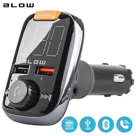 BLOW FM Oddajnik 74-154, Bluetooth 5.0 + polnilec QC3.0 + prostoročno