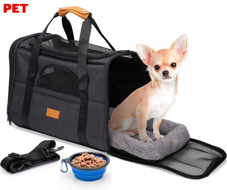 Pet Transport potovalni komplet za prenašanje živali, torba, skleda za