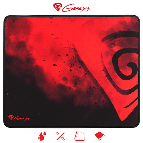 GENESIS Gaming podloga CARBON 500 M HAZE, vodoodporna, zaščiteni robovi,