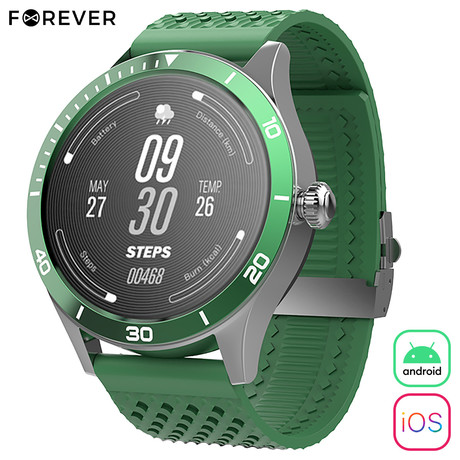 EOL - FOREVER ICON 2 AW-110 pametna ura, AMOLED zaslon, Bluetooth 5.0, Android