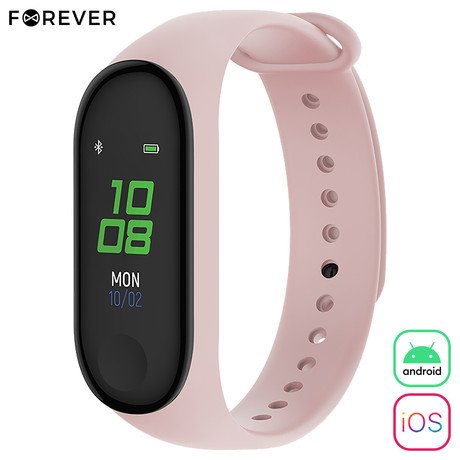 FOREVER pametna zapestnica FITBAND SB-50, Bluetooth 5.0, aplikacija,