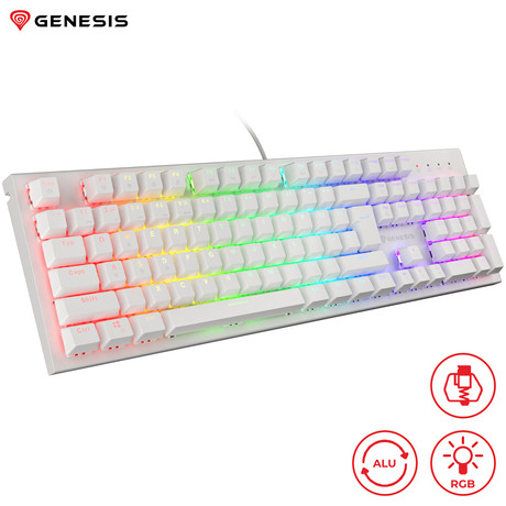 GENESIS THOR 303 gaming tipkovnica, mehanska, RGB LED osvetlitev,